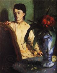 Edgar Degas Woman with Porcelain Vase Spain oil painting art